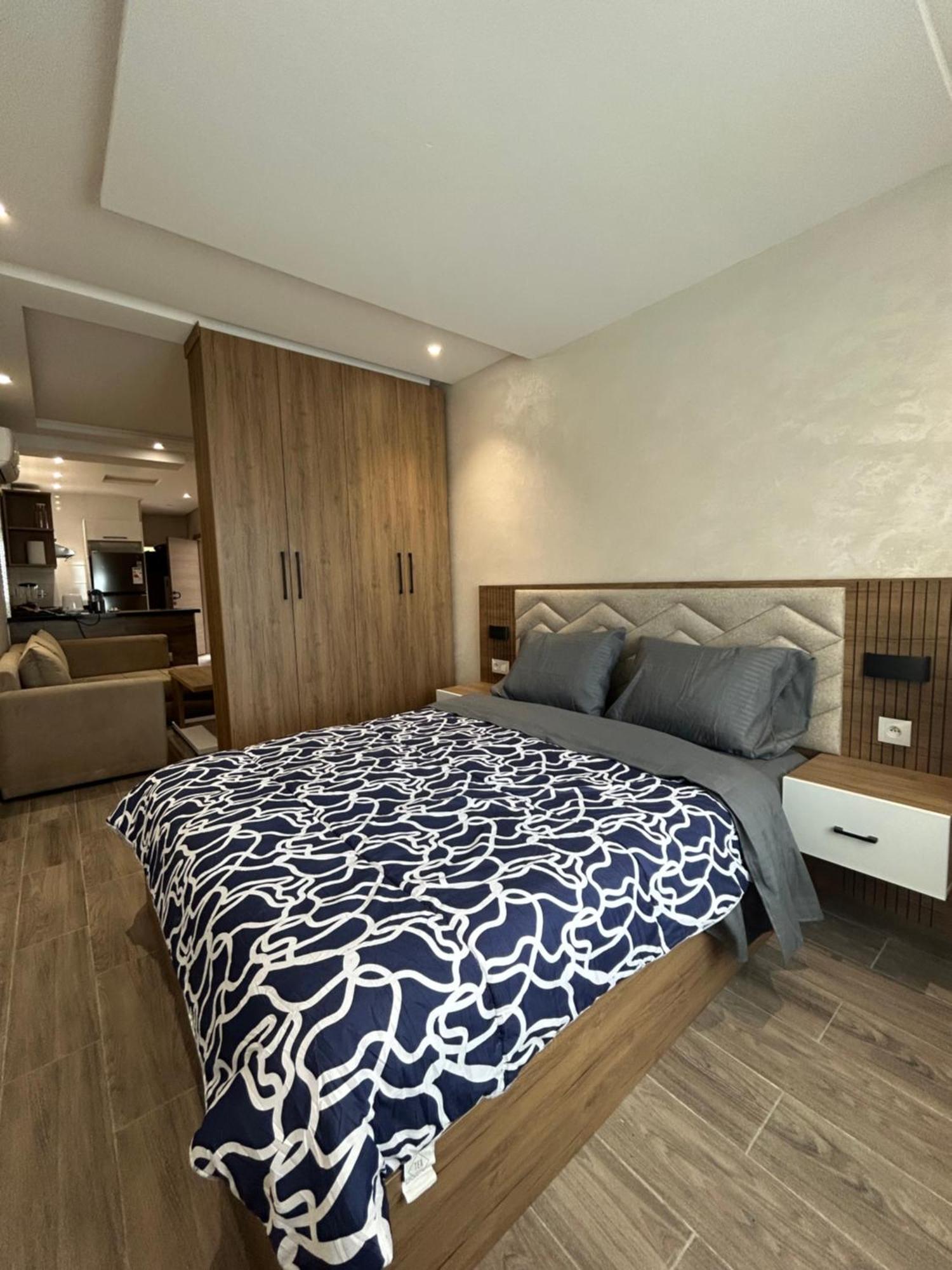 Splendide Studio Haut Standing En Face De La Marina Et A 200 M Du Port De Tanger - 1 Chambre Double Exterior foto